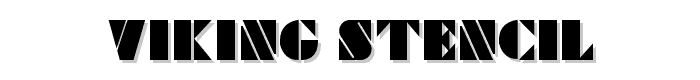 Viking Stencil font